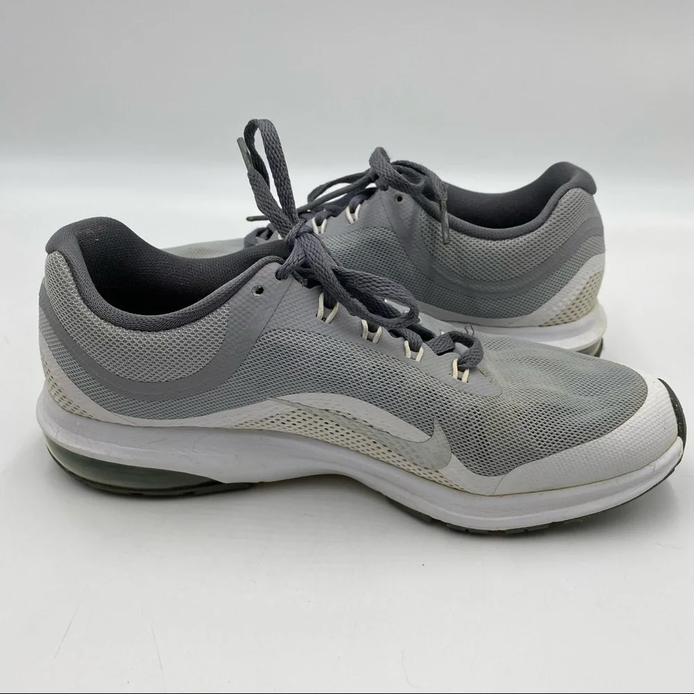 Nike Max Dynasty 2 Athletic Shoes 852445-004 Gray White Women's Size 8